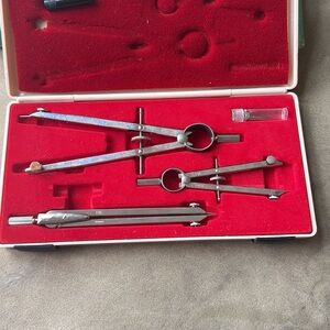 Keuffel & Esser Ionic Drawing Instrument Set - Teal Green
